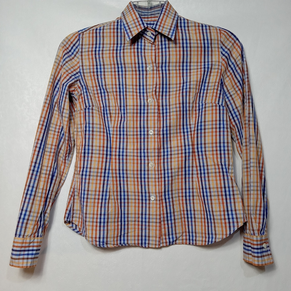 Peter Elliot women's long sleeve blouse size M